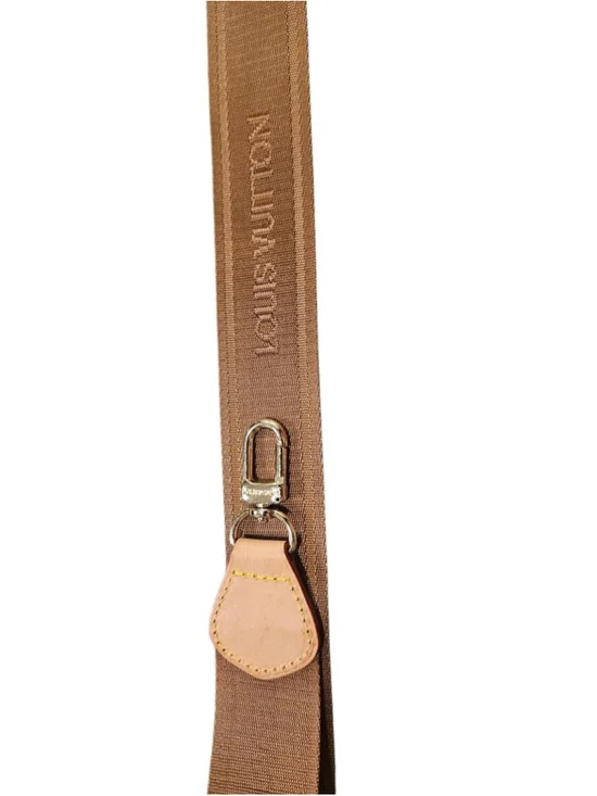 Louis Vuitton Brown & Beige Adjustable Belt Strap One Size - Picture 11 of 14